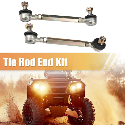 Steering Tie Rod End And Tie Rod Link For ATV Quad Four Wheeler Ball Joint Accessories Fits 50cc-250cc, 2-pack