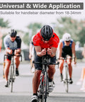 Cyclists using 40 cm Aluminum Alloy Bike Handlebar Extender Mount For On The Go Riders, visible on lead rider's bike
