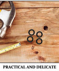 20-Piece Hydraulic Jack O-Ring Kit Rubber Seals For Bottle Jacks And Floor Jacks 0.7 Inch OD 0.5 Inch Lift DIY tools