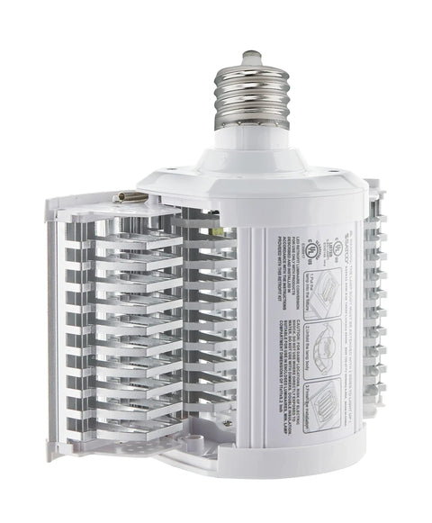Push Thru 80W EX39 Light Bulb For LED HID Fixtures White 5K Daylight Color SB Base With Metal Bushing 1/8 IP Cap No Set Screw