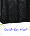 Portable Mesh Shower Caddy For Gym, Travel, Camp, And Dorm Life, Quick dry mesh design with water dripping showing functionality