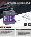 Beefed Up Micro Brushless Servo Motor SDS2451 With Full Metal Case, 9.5Kg Torque, 0.07s Response displayed with specification highlights