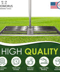 Stainless Steel 30 Inch Lawn Level Rake Pro Grade Yard Tool with 304 stainless steel showcasing high quality features