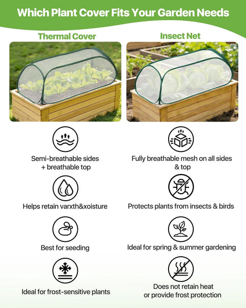 Raised Bed Garden Covers And Greenhouse Dome For Seedlings And Germination, Freeze Protection, Humidity Dome, Pest Shield, And Fast Propagation For Outdoor Growers