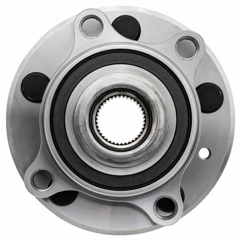 Top view of Front Or Rear Wheel Bearing Hubs Assembly For Ford Explorer And Police Interceptor Utility 5 Lug ABS 512460 Replacement