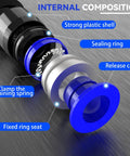 30 Pack 8mm Tube OD Straight Push To Connect Pneumatic Quick Connect Fittings Set With Union And Coupler Air Line Hose Fittings For Workshop Auto Shop Use, exploded view