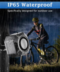 Bike Alarm With Remote And USB Rechargeable Power For Your Ride Vibration Motion Sensor Trigger Ultra Loud 110dB Anti Theft Alarm For Bicycle Motorcycle Electric Scooter IP65 Waterproof And Easy Mount Kit on bike in rain
