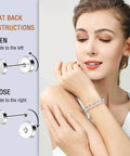 Premium Top Shelf 4Mm Titanium Stud Earrings For Sensitive Ears Hypoallergenic Flatback Dot with instruction details.