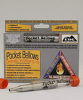 Pocket Bellows Fire Starter Tool for Camping, Weatherproof and Collapsible Bellow That Delivers a Quick Oxygen Burst