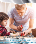 Grandfather and grandson assembling toy car with 70-Piece Sealed Ball Bearing Assortment Kit 608ZZ 693ZZ 623ZZ 624ZZ 685ZZ 687ZZ 627ZZ