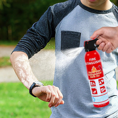 Real Deal Compact Water Based Abck Fire Extinguisher For Home Kitchen Car And Grill Portable Household Safety Gear Non Toxic Easy Clean 13 Foot Reach Stops Any Inferno Cold