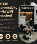 4G Remote Temperature And Humidity Monitor With Power Outage Alerts For RVs Vacation Homes And Server Rooms App Controlled No Wifi Required Includes Two Year Cellular Service in RV