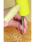 Using Leather Stamping Tool Set for Crafting, 10 Sheridan Style Stamps Includes Lifter, Bar Grounder, Mulesfoot, Small Flowers Center