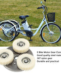 Image of an electric bicycle and a 36 Tooth Planetary Gear Set With 88mm Nylon Clutch Kit for Electric Motors displayed in the foreground.