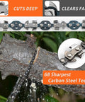 53 Inch High Limb Rope Saw Kit With 68 Teeth On Both Sides cutting tree branch