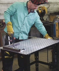 Pro Grade Welding Table Workholding Base Kit 32 Piece Set For Fixing Round And Square Tubes Or Plates With Four Threaded Adapters