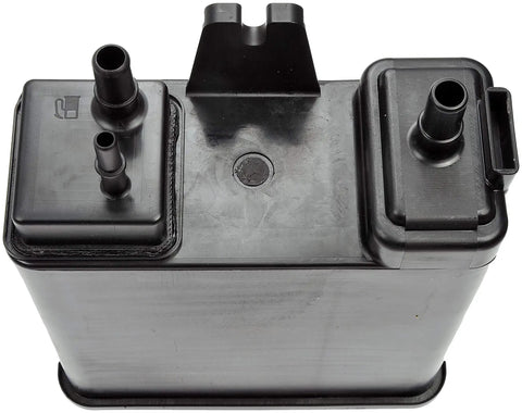 Evaporative Emissions Vapor Canister Replacement For Select Vehicles showing top view with fittings and connectors.