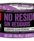 No Residue Duct Tape 1.88 Inch By 20 Yards Grey 2420A Heavy Duty Adhesive packaging with product details visible