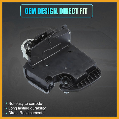 Front Right Passenger Door Latch Lock Actuator Assembly For Chevy Silverado 1500 Tahoe Suburban Traverse, OEM design, direct fit.