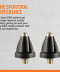 Replacement Probes for E Collars Half Inch Long Contact Points With O Ring Kit, 2 black probes for long-haired pups