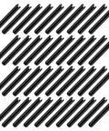 60-Pack Slotted Split Roll Pins 4 Mm Diameter 1.6 Inch Long Rock Solid 65Mn Steel Spring Tension Dowels For Solid Fastening In Machinery Automotive And DIY Projects Black displayed on a white background