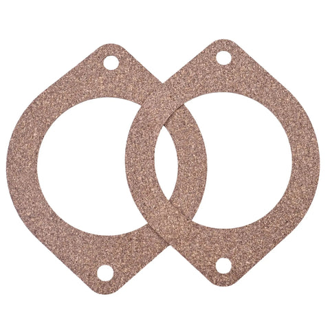 2 Pack Electric Motor Gaskets 25861 5822 Compatible With Western Fisher Snow Plows, cork material, front view.