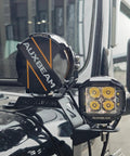 Dual A Pillar LED Pods Off Road Mounting Brackets Set For Wrangler JL And JK No Drill Easy Bolt On Brackets Pack Of 2 with lighting