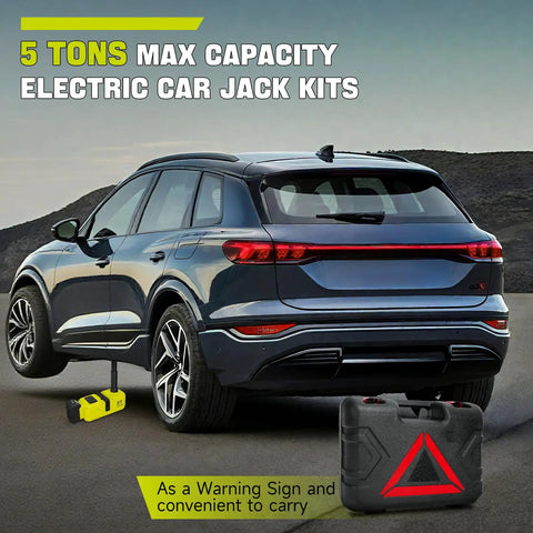 Cordless 5 Ton Hydraulic Floor Jack With 220W Motor LED Light And Remote For Easy Tire Swaps On SUVs Sedans