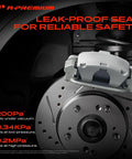 Heavy Duty Front Right Passenger Disc Brake Caliper With Mounting Bracket Fits Nissan Maxima Sentra 2009 To 2023, leak-proof design.