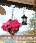 Neodymium Fishing Magnet With 150 Lbs Pulling Power And Lifting Eye Bolt used for hanging planter and lantern outdoors