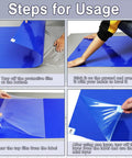 Steps for using Pro Heavy Duty Sticky Rubber Tacky Mats 24 By 36 Inches Blue Floor Mats For Workshops And Garages Snag Dust And Grime Like A Champ 300 Sheets Industrial Bulk Deal.