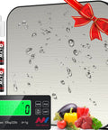 Digital Kitchen Scale With 22 Lb Capacity, 1g/0.1oz Precision, Tare Function, Stainless Steel Platform, Remote LCD Display