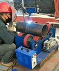 Beefed Up Pipe Rotary Welding Positioner With Digital Speed Control For Auto Welding Equipment And Tank Turning Supports 2.75 To 47.24 Inch Pipes 6600 Lb Capacity Heavy Duty Rollers welding pipe