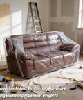 Dust Proof Moving Bag For Sofa And Boxes Clear 4Mil Virgin Plastic Odorless Heavy Duty Furniture Cover 92W X 42D X 62 41H Inches