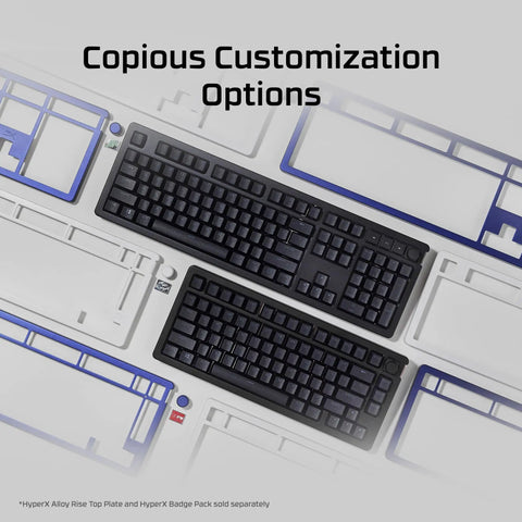 Next Level Custom Ride Hot Swap 75 Percent Mechanical Gaming Keyboard For PC with customizable faceplates and key layouts.