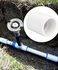 Twenty Pack Three Quarters Inch PVC Pipe Couplings Socket To Socket Heavy Duty Schedule 40 PVC Slip Socket Connectors in irrigation setup