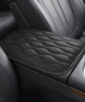Top Shelf Leather Car Center Console Cover And Armrest Cushion Universal Waterproof Non Slip Pad For Sedans SuVs Trucks Black on car armrest.