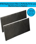 Humidifier Wick Replacement Filters For Holmes HM2200 And Wemo HCM3888C, 2-pack of HWF80 filters, easy install, mesh design
