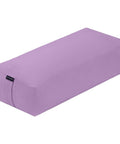 Ultra Plush Yoga Bolster Pillow For Restorative Poses And Meditation, Cushioned With Soft PET Fill, 100 Cotton Cover That Is Washable, Built For Deep Stretches And Cozy Pain Free Practice. purple rectangular yoga bolster pillow