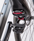 Bike Cleats For Look KEO Compatible 9 Degree Float System attached to road bike pedal, showing secure engagement and rubber pads.