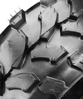 Close-up of tread pattern on 19x7-8 Tubeless Tire For Coleman Powersports CT200U BT200X CT200U-EX CT200U-EXR Mini Bike ATV UTV