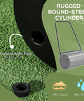 Heavy Duty Garden Lawn Roller For Fresh Sod And Uneven Patches Water And Sand Filled 46 Liter with removable drain plug