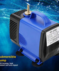 Submersible Water Pump For Engraving Machine 80W 3.5m Lift CN Plug 220V Built Tough ABS Housing Waterproof Design