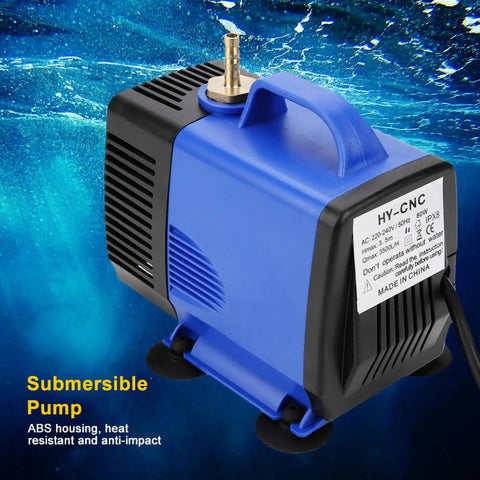 Submersible Water Pump For Engraving Machine 80W 3.5m Lift CN Plug 220V Built Tough ABS Housing Waterproof Design