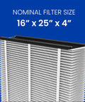 416 Replacement Filter For Your Whole House Air Purifiers MERV 16 For Allergy Asthma And Virus Defense 16x25x4 Air Filter