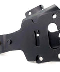 Lockable Post Mount Latch For Wood Gates And Doors Black Finish Heavy Duty Contractor Grade Gate Latch angled view