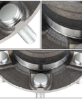 Rear Wheel Bearing Hub Assembly For Subaru Ascent 2019 2021 Forester 2019 Legacy 2015 2021 Outback 2015 2021 WRX 2015 2019 And WRX STI 2016 2019 Replacement Interchange Part Numbers 512536 7600090 WE61880 close-up of hub assembly