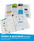 Theory and quiz book from 16 In 1 STEM Building Kit For Kids 9 Plus With Levers And Linkages Hands On Engineering Toys