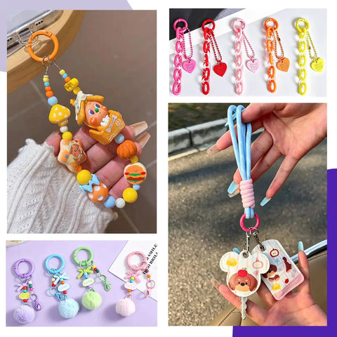 72 Pcs Vibrant Key Rings Bulk Set Multi Color Bag Charms Keychain Kit Sturdy Zinc Alloy DIY Supplies For Bags Durable 12 Shades Gold Silver Purple Pink Red Orange Yellow White Green Black Awesome For Creative Styling Organization Storage. Multicolor key rings used on bag charms and DIY keychains.