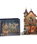 Miniature Book Nook Kit For Adults Time Magic Club Edition 3D Wooden Puzzle House Decor For Shelves Dope Craft Gift